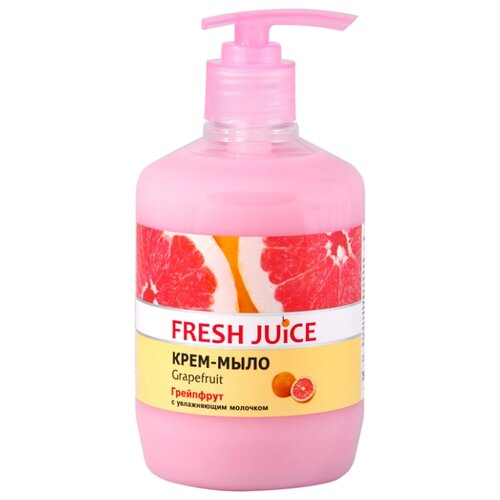 фото Крем-мыло Fresh Juice Грейпфрут с увлажняющим молочком, 460 мл