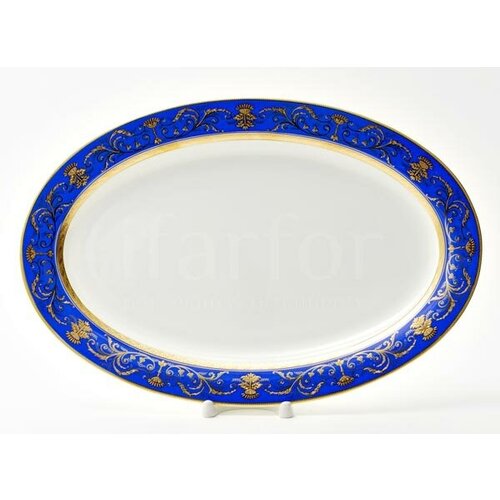 Блюдо овальное Лазурит Империал
