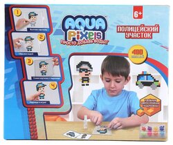 1 TOY Аквамозаика Aqua Pixels Полицейский участок (Т13072)