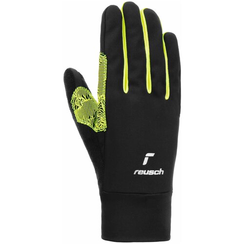 фото Перчатки горнолыжные reusch arien stormbloxx touch-tec black/safety yellow (inch (дюйм):9)