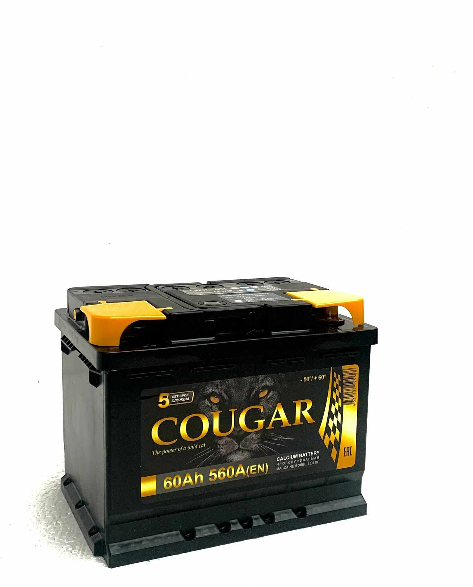 Аккумулятор автомобильный COUGAR Power 60 обратная полярность