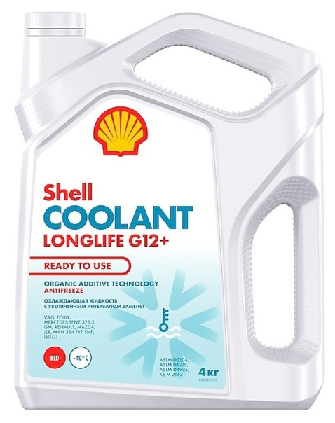 Антифриз готовый Shell Coolant LongLife, 4 кг