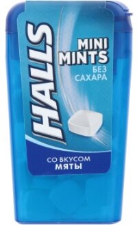 12,5Г HALLS MINIMINTS мята - фотография № 3