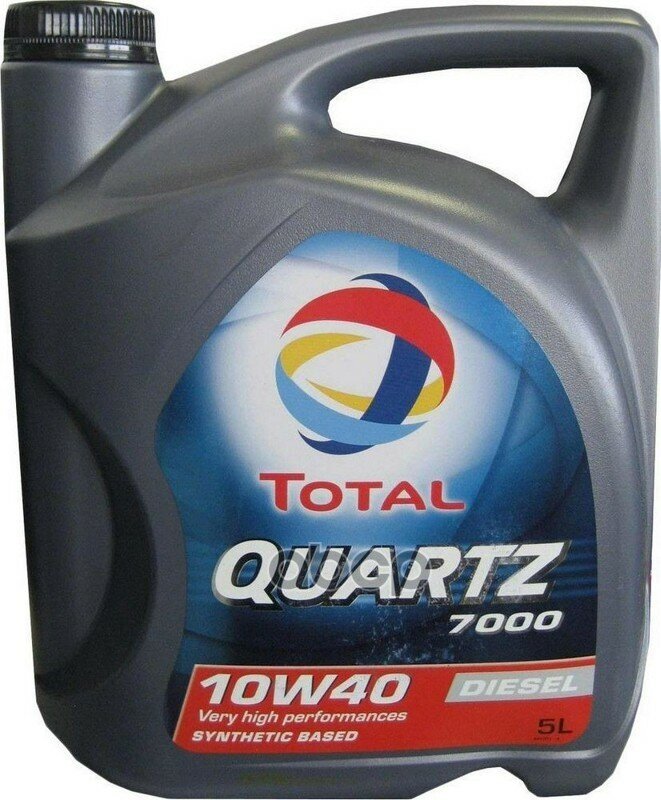 TotalEnergies Масло Дизельное Quartz 7000 Diesel 10W40 П/Синт.5л Total