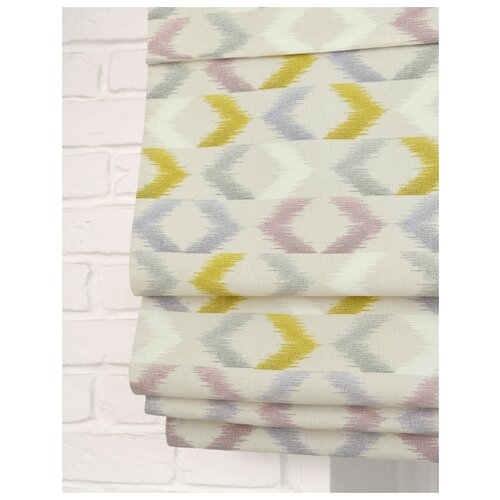 фото Римская штора delfa karnal, молочный, ширина 52 см