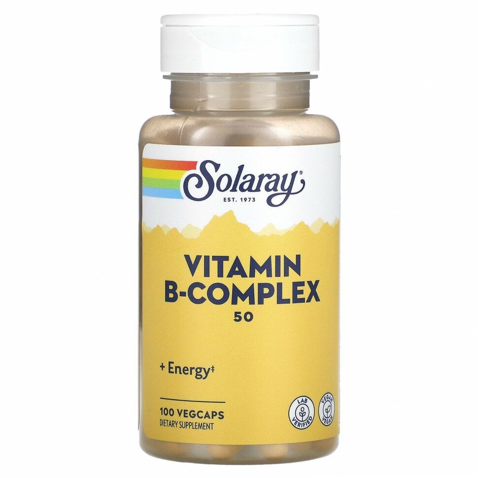 Solaray B - Complex 50 Комплекс Витаминов группы B 100 капсул
