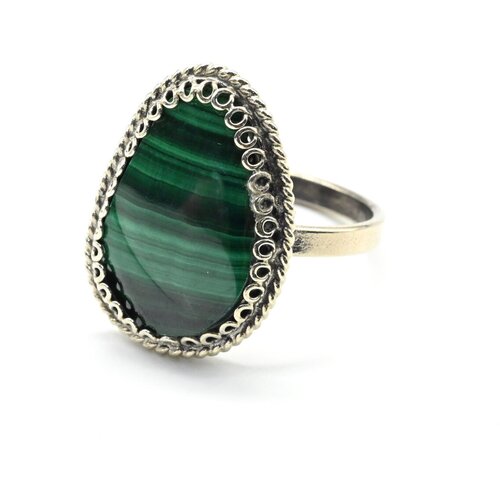 фото Кольцо радуга камня, агат, размер 16.5, мультиколор