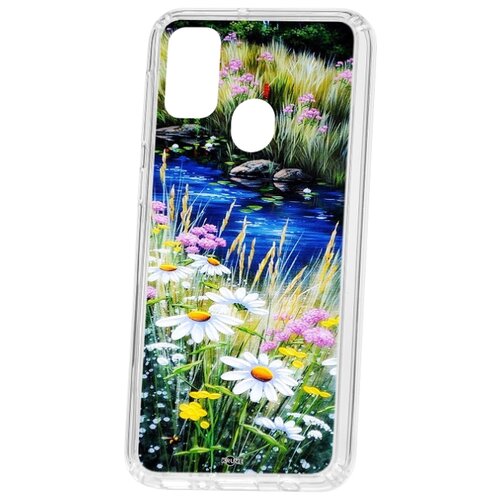 фото Чехол на samsung galaxy m30s kruche print ромашки у ручья