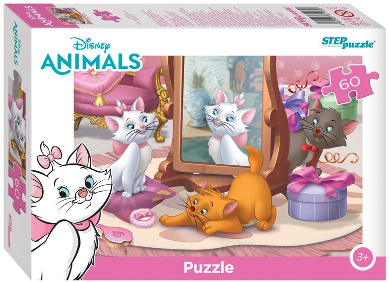 Пазл для детей Step puzzle 60 деталей, элементов: Зверята Дисней