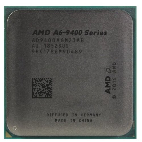 Процессор AMD A6-9400 AM4,  2 x 3500 МГц, OEM