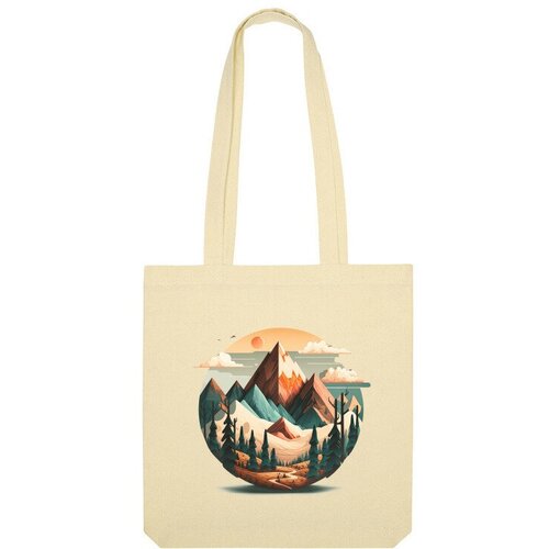 фото Сумка шоппер us basic, бежевый