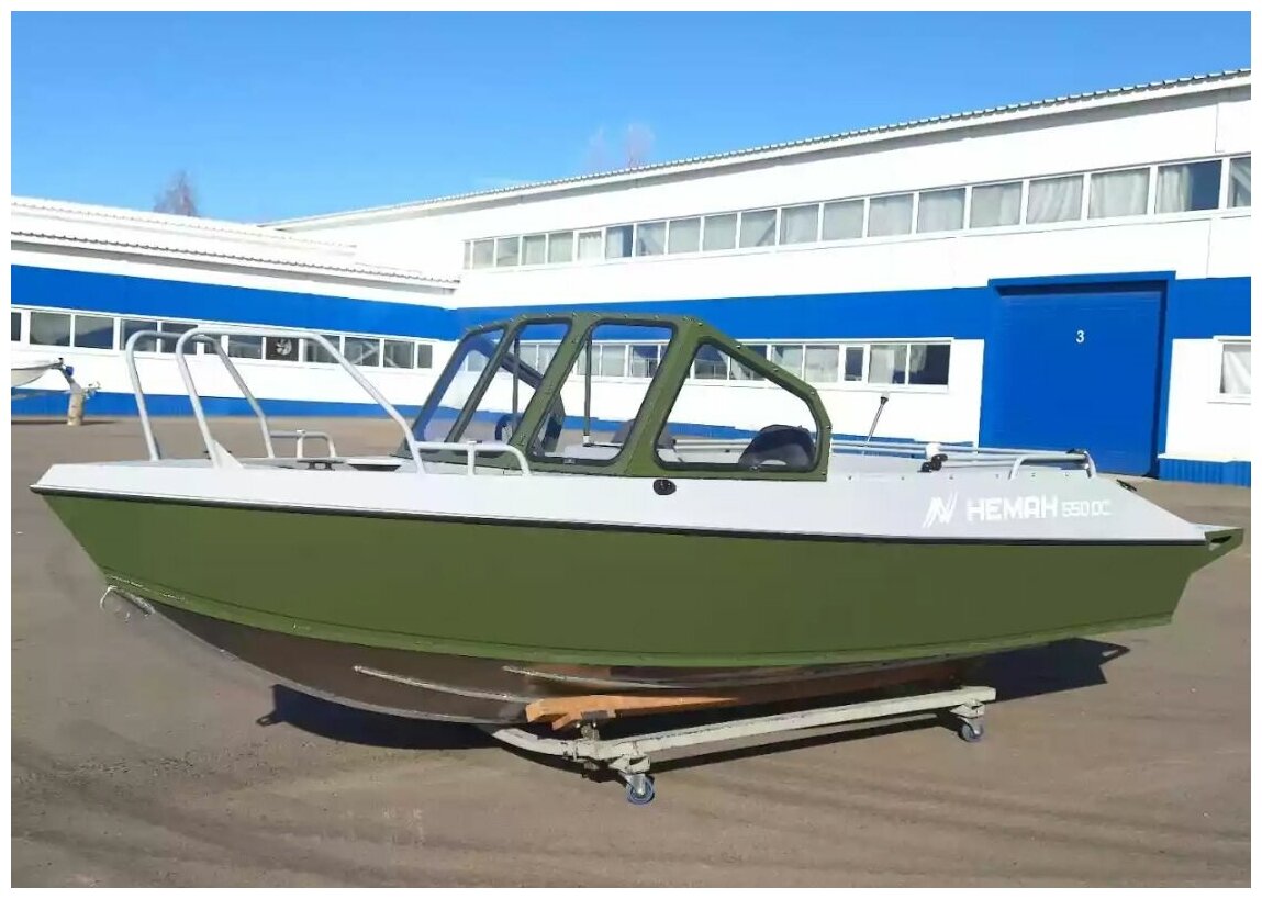 Моторная лодка NEMAN-550DC PRO/ Алюминиевый катер NEMAN-550DC PRO/ лодки Wyatboat