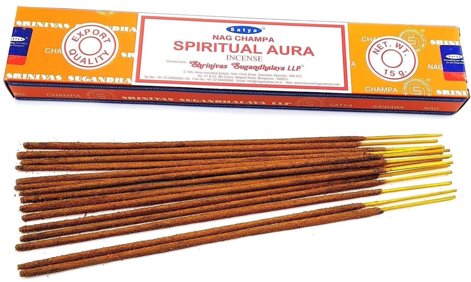 Ароматические палочки , благовония "Сатья Духовная аура / Satya Spiritual Aura"