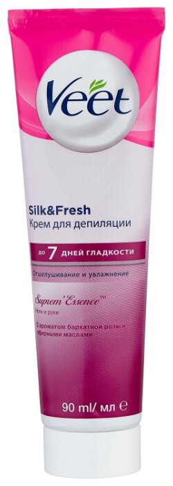 Veet Крем для депиляции Suprem'Essence с ароматом бархатной розы и эфирными маслами