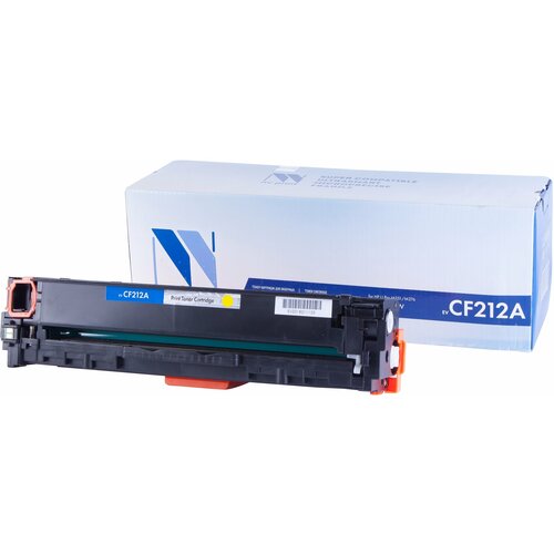 Картридж NV Print совместимый CF212A/731Y для HP LJ Pro M251/M276; Canon LBP 7100Cn/7110Cw (желтый) {41212} картридж pl cf210x 131x 731 для принтеров hp laserjet pro 200 color m251 276 canon i sensys lbp7110cw lbp7100cn mf8280cw mf8250cn mf8230cn mf8210cn 2400 копий black profiline