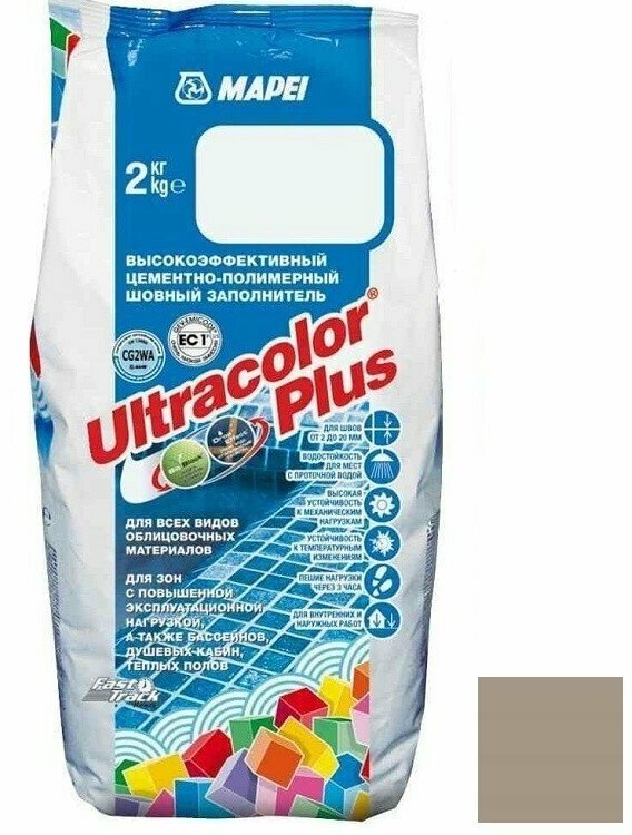 Mapei Ultracolor Plus Цементная затирка для швов 2-20 (№133 песочный, 2 кг) - фотография № 15