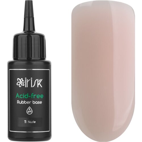 База каучуковая бескислотная IRISK Acid-free Rubber Base, 50мл (11 Nude) irisk база acid free rubber base 10 milky pink 10 мл