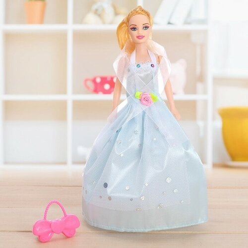 кукла музыкальная сказочная принцесса в пышном платье микс Кукла-модель «Милена» в пышном платье с аксессуарами, микс