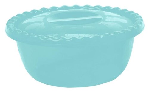 Салатник Idea пластиковый голубой/зеленый 3 л (артикул производителя М 1316) 921281