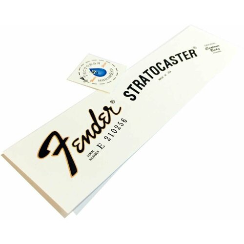 Декаль переводная на гитару Fender Stratocaster 1982 наклейка на гитару декаль fender stratocaster 1983 1984