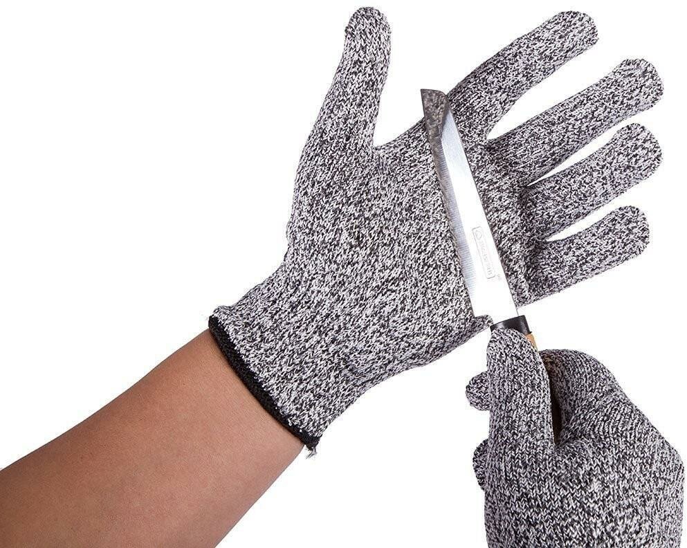 Порезостойкие перчатки хозяйственные универсальные перчатки CUT RESISTANT GLOVES - фотография № 3