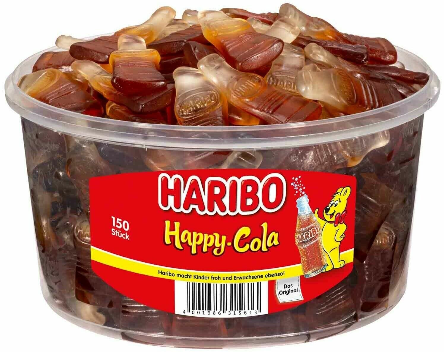 Haribo Хэппи кола Happy Cola жевательный мармелад, 1200 гр.