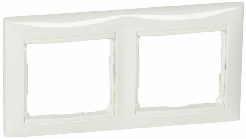 Рамка 2-м Valena горизонт. бел. Leg 774452 — фото 1