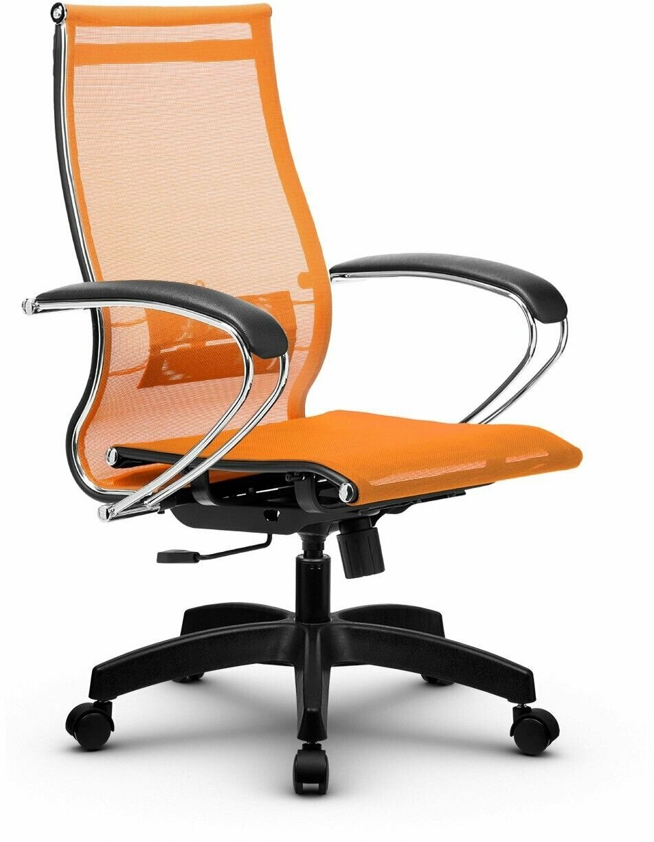 Компьютерное кресло МЕТТА-9(MPRU)/подл.131/осн.001 оранжевый/оранжевый