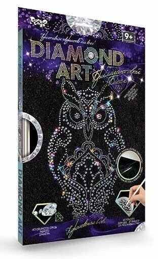 Алмазная мозаика Danko Toys Diamond Сова (DAR-01-02)