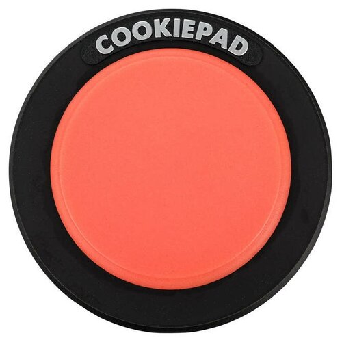 COOKIEPAD-6S+ Cookie Pad Тренировочный пэд 6, бесшумный, жесткий, Cookiepad rdf cookiepad 6s 6 дюймовый тихий тренировочный пэд барабан с отверстиями для крепление на резьбовых стойках с реалистичным отскоком medium