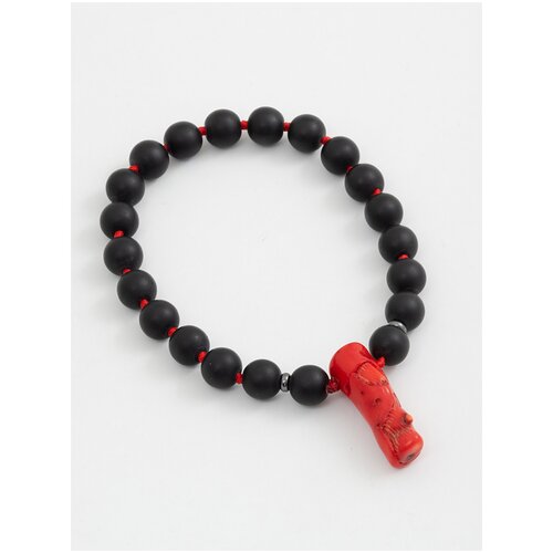 Четки ЖемАрт, коралл, 1 шт., красный, черный