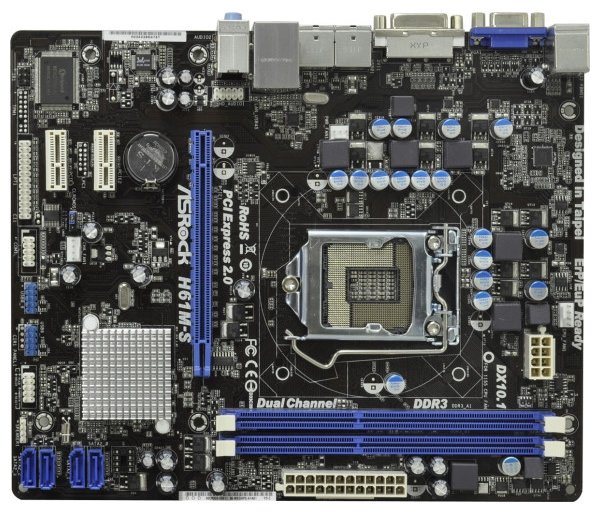 Материнская плата ASRock H61M-S