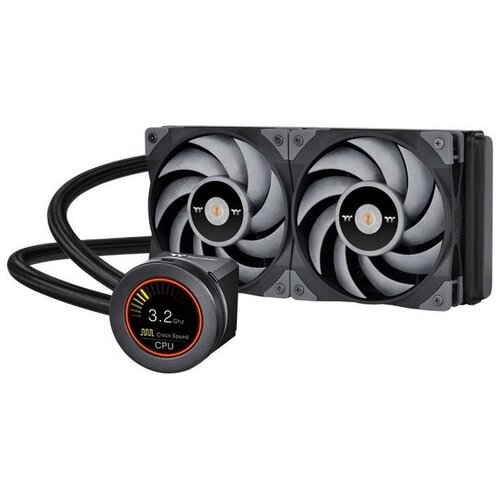 TOUGHLIQUID Ultra 240 [CL-W322-PL12GM-B] All-In-One Liquid Cooling System, Water Block 2.1 LCD, Fan 120*2, PWM 500~2500rpm/Gray/Intel LGA 1700