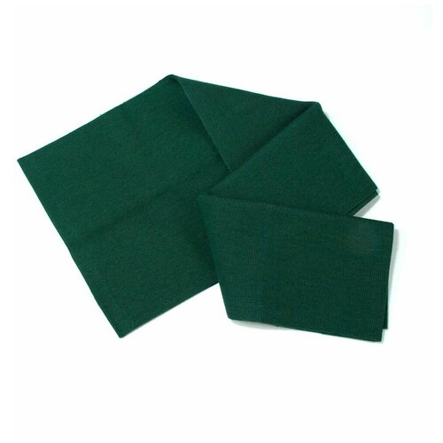 Кромка трикотажная (подвяз), большая, цвет темно-зеленый, 128-020