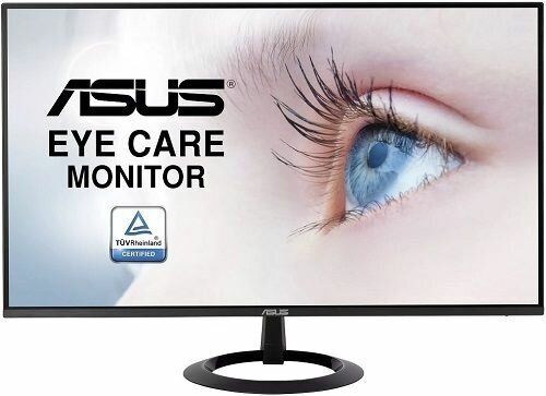 Монитор 27" ASUS VZ27EHE 1920x1080, IPS, 1ms, 178°/178°, 250 cd/m2, 100M:1, D-sub, HDMI, 75Hz, AMD FreeSync, Tilt, VESA, Black,