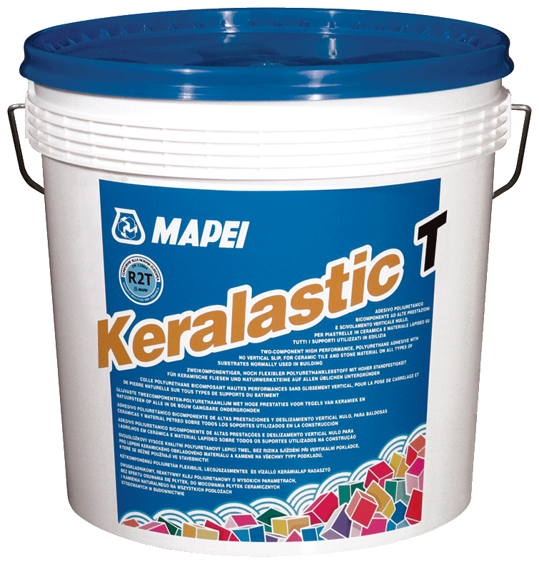 Изображение Клей для плитки Keralastic T MAPEI Кераластик Т мапеи белый, ведро 10 кг