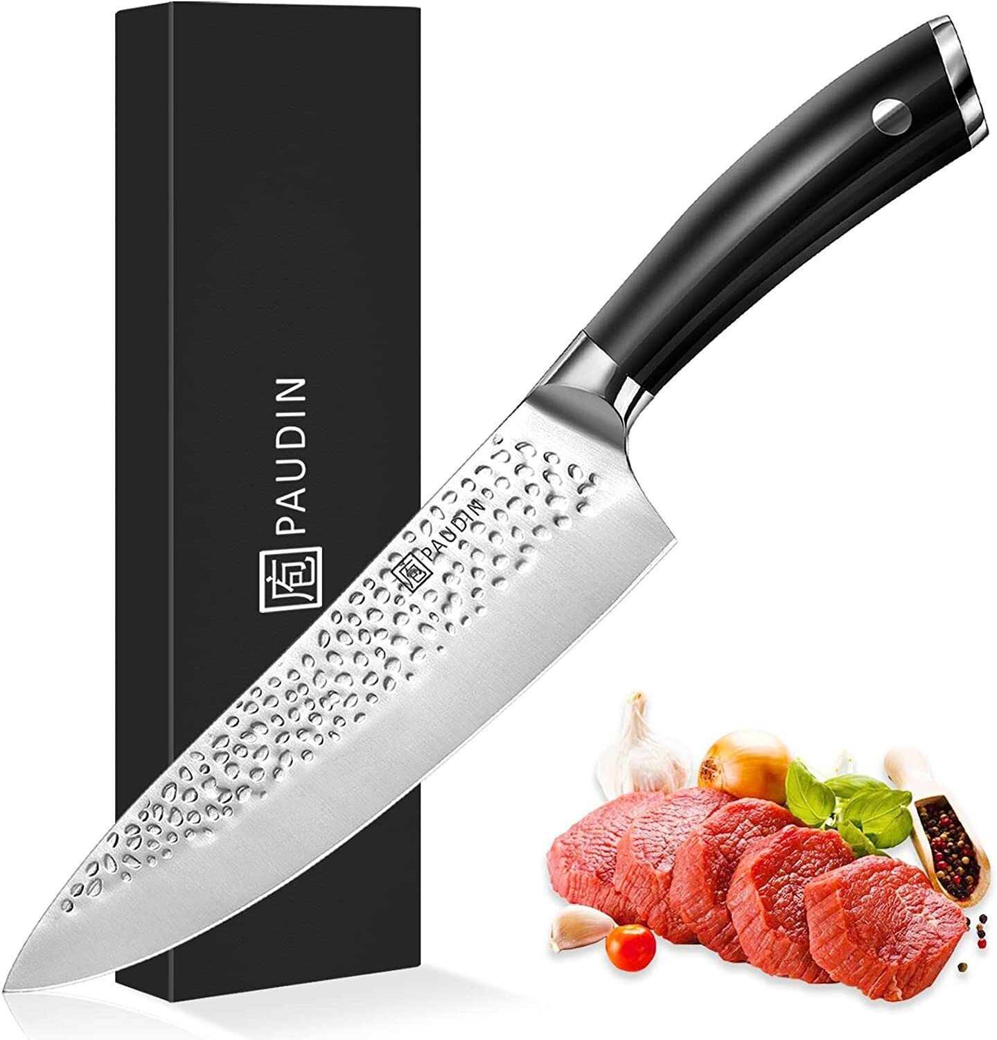 PAUDIN Pro Нож кухонный профессиональный шеф-повара для мяса и овощей .