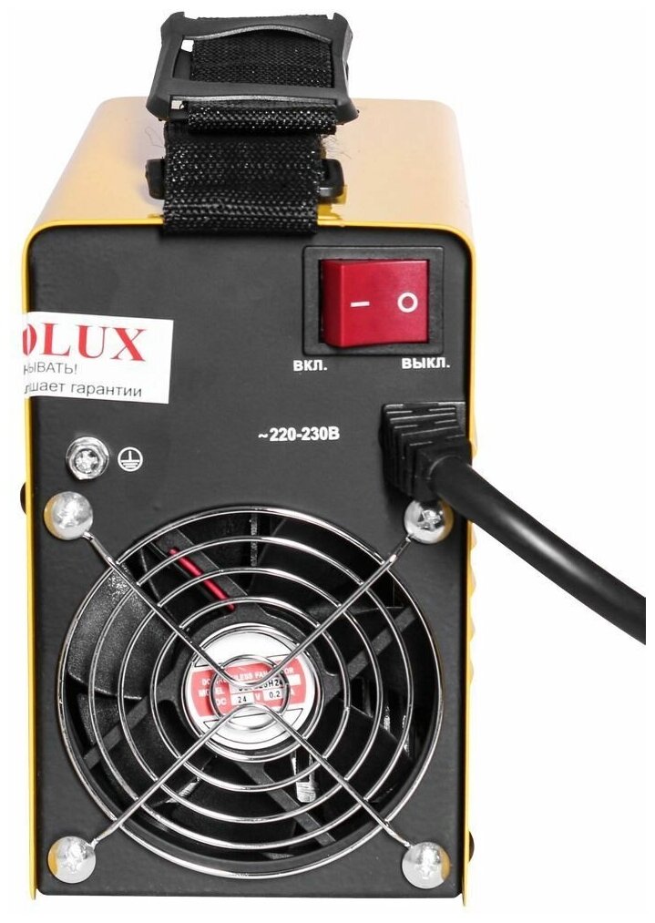 Сварочный аппарат инверторный IWM160 Eurolux , 160 ампер , комплект кабелей - фотография № 3