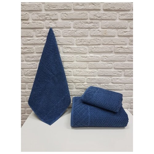 фото Ambiance полотенце davis цвет: синий br20346 (50х90 см)