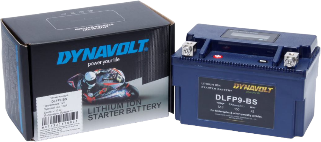 Аккумулятор Dynavolt DLFP9-BS 12V Литий-ионный