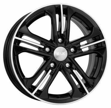 Диск колесный K&K Trinity 6x15/5x114.3 D67.1 ET50 Алмаз черный