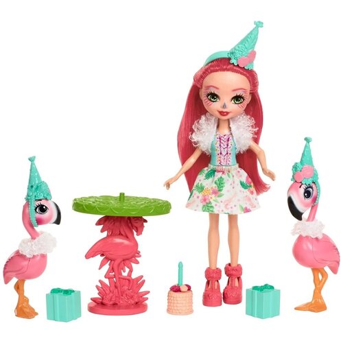 Набор Enchantimals Let's Flamingle Doll (Энчантималс Фэнси Праздник Фламинго) фэнси альпака розовый