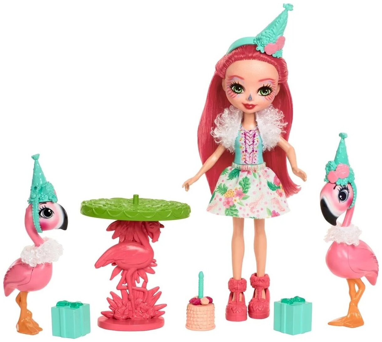 Набор Enchantimals Let's Flamingle Doll (Энчантималс Фэнси Праздник Фламинго)