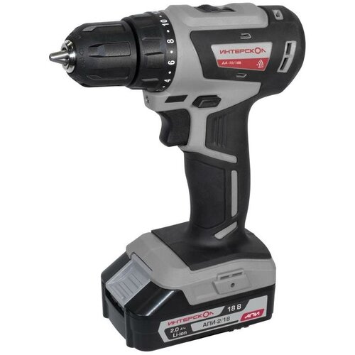 Дрель-шуруповерт аккумуляторная бесщеточная ДА-1018В 42 минимакс Li-ion АПИ кейс 2 аккум 2А ч ЗУ ИНТЕРСКОЛ 7092270 2499900₽