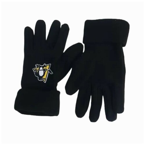 Перчатки VENTIS Sport жен. с логотипом Pittsburgh Penguins, флис, p.S/M (черный)