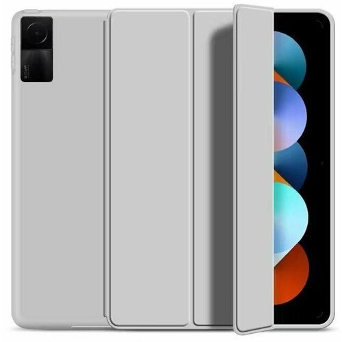 Умный чехол Kakusiga Slim Series для планшета Xiaomi Redmi Pad, 10.61 дюйма, 2022 года, серый