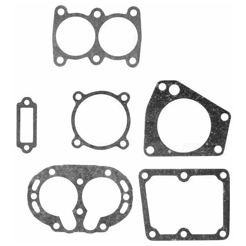 Комплект прокладок компрессора 2-х цил. КАМАЗ (6шт.) паронит 