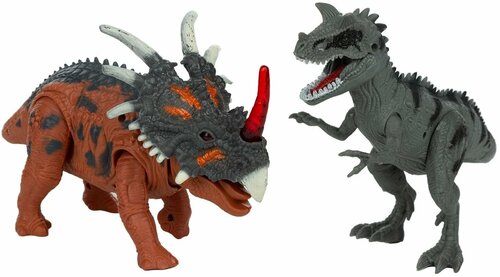 Набор игровой KiddiePlay Динозавр Трицератопс и карнотавр 12625
