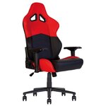 Игровое кресло РАДОМ Hexter RC 01, обивка: искусственная кожа, цвет: экокожа black/red - изображение