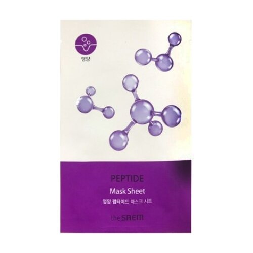 THE SAEM Маска на тканевой основе д/лица BIO SOLUTION Nourishing Peptide Mask Sheet